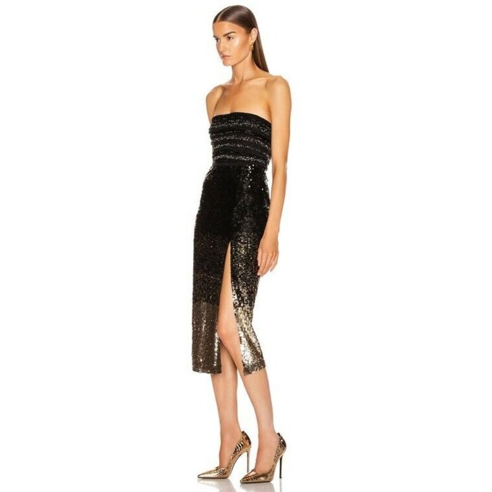 Rêve Riche Ilma Dress Black Sequin Degrade  High - Picture 3 of 4